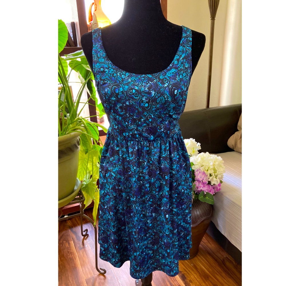 Hot Topic Dia De Los Muertos Dress Medium